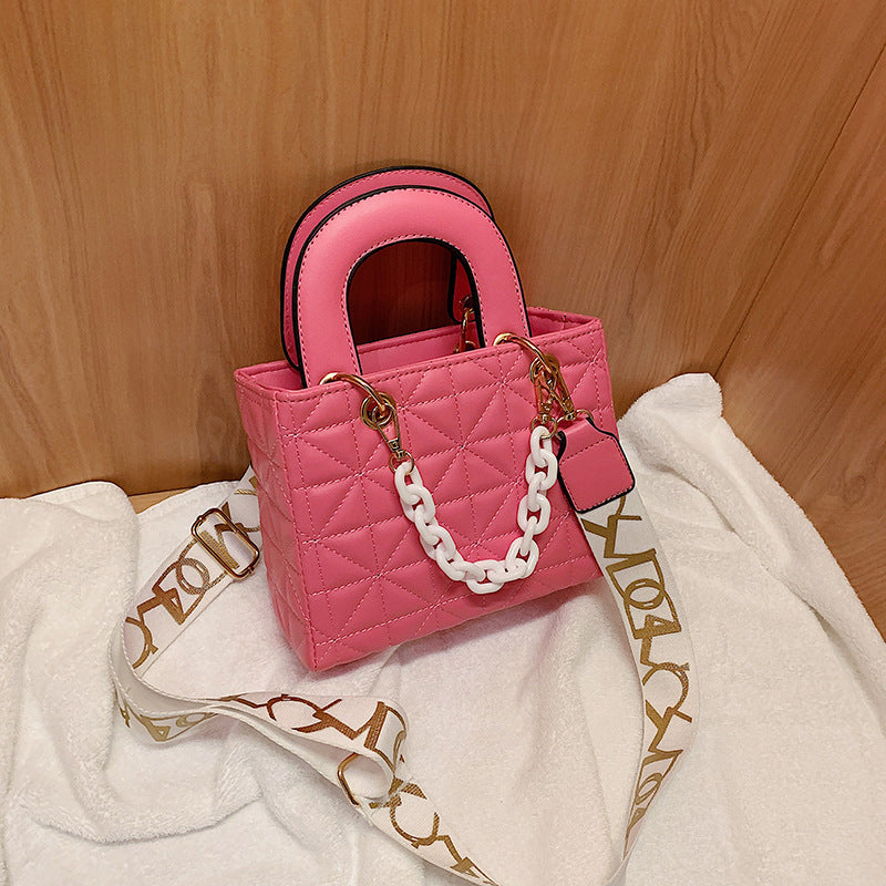 Fashion Western-style Portable Small Square Bag Texture Messenger Bag