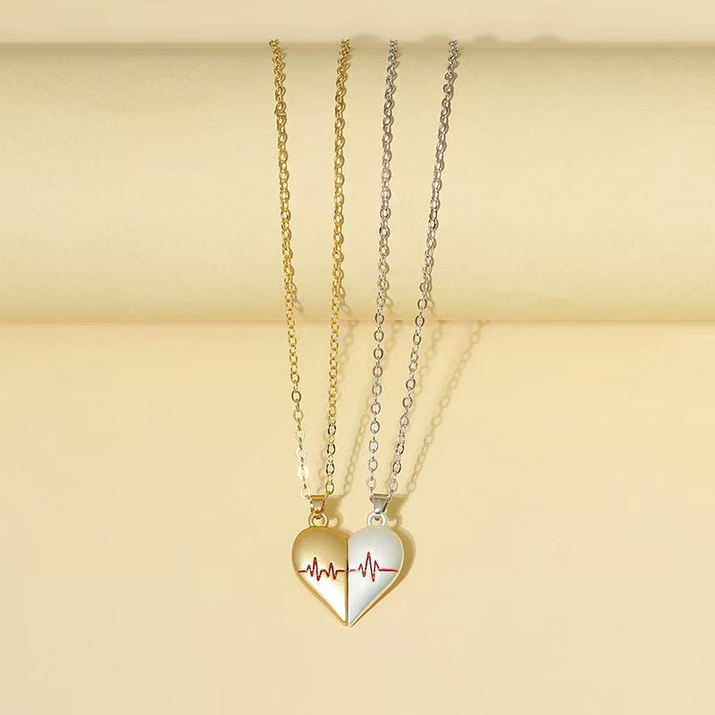Collana battuto di cuori 2pz