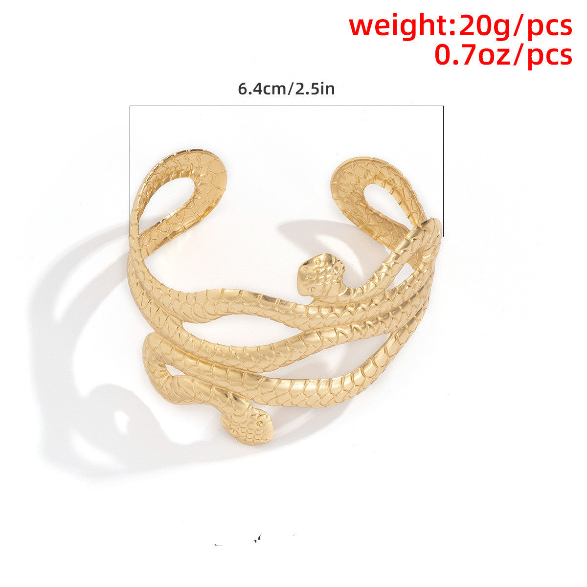 Bracciale punk serpente