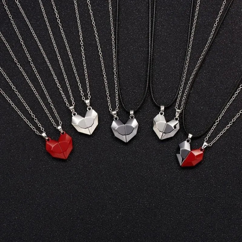 Collana di coppia cuori 2pz