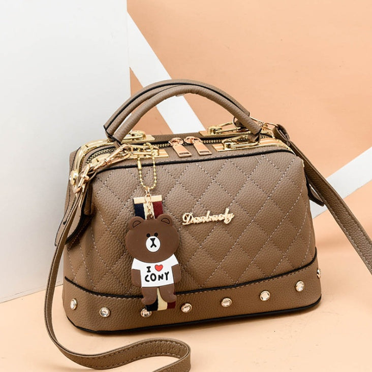 autumn and winter trend new single shoulder diagonal small bag Korean fashion handbag small square bag