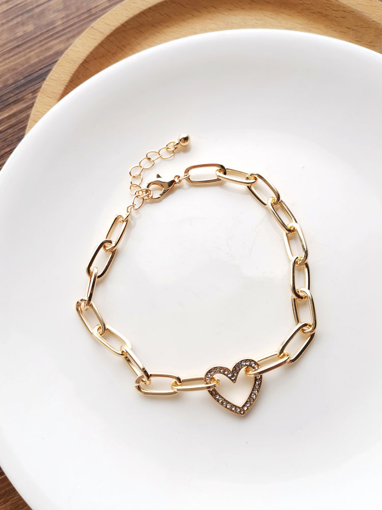 Bracciale Love con catena