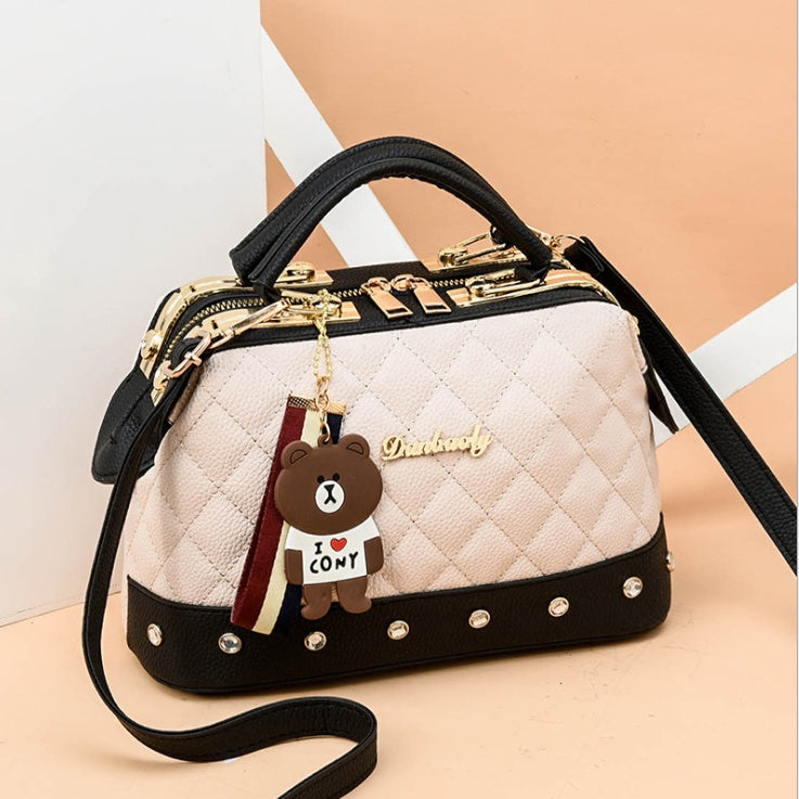 autumn and winter trend new single shoulder diagonal small bag Korean fashion handbag small square bag