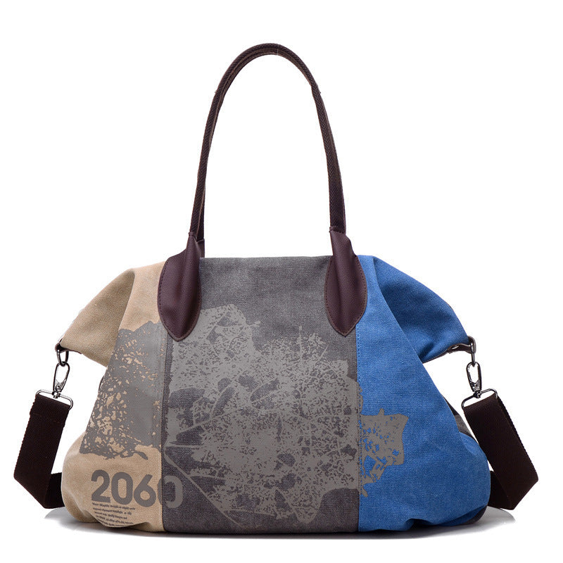 Canvas shoulder bag