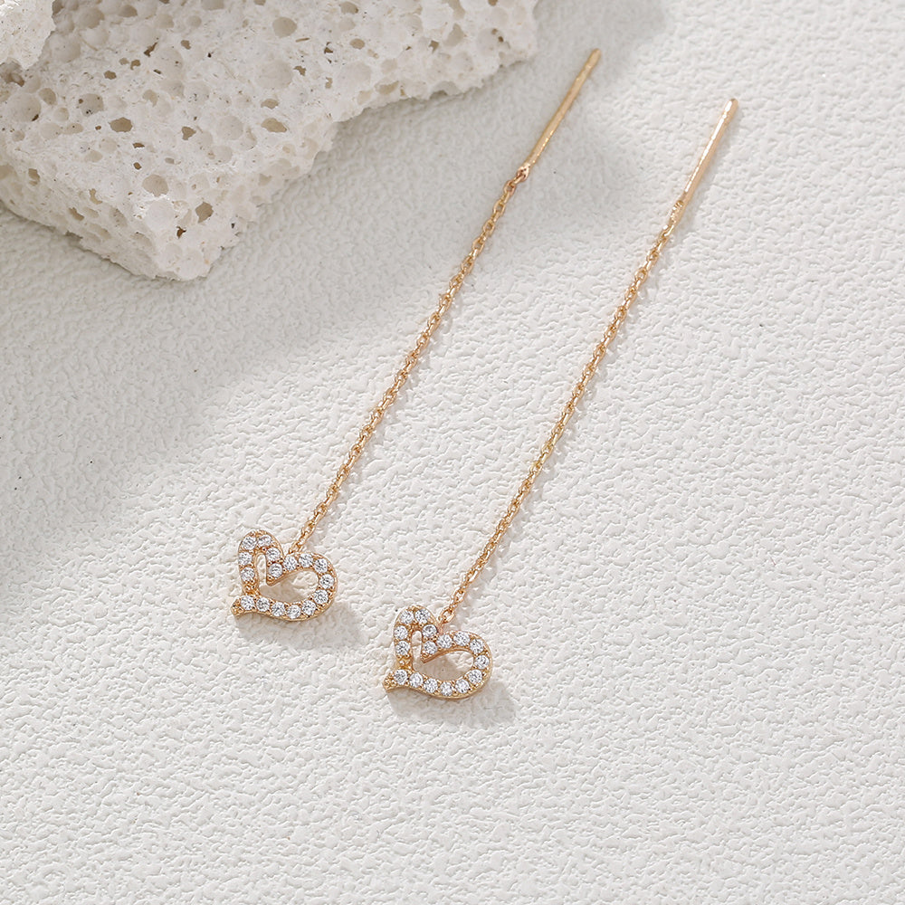 Orecchini cuore pendente