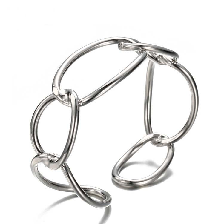 Bracciale a catena ampia