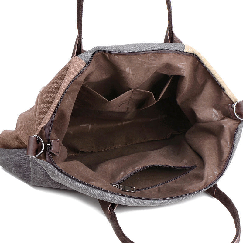 Canvas shoulder bag