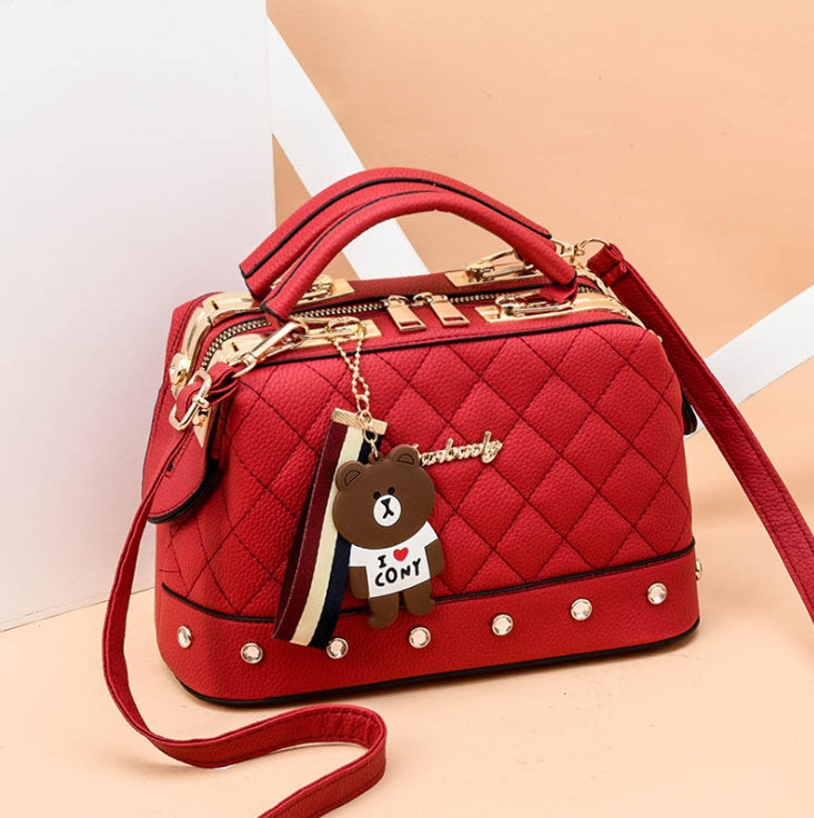 autumn and winter trend new single shoulder diagonal small bag Korean fashion handbag small square bag