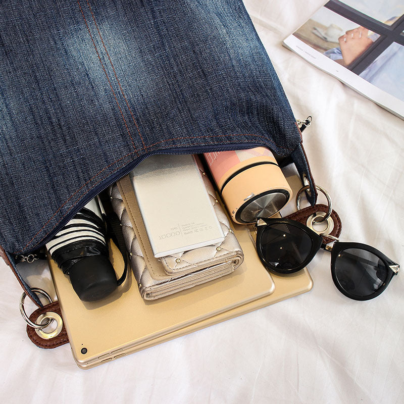 Denim Shoulder Bag