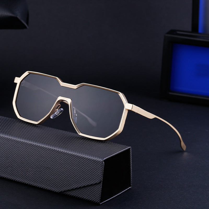 New One Irregular Sunglasses Men