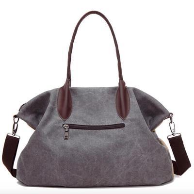 Canvas shoulder bag