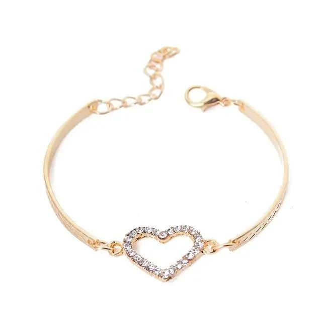 Bracciale cuore romantico