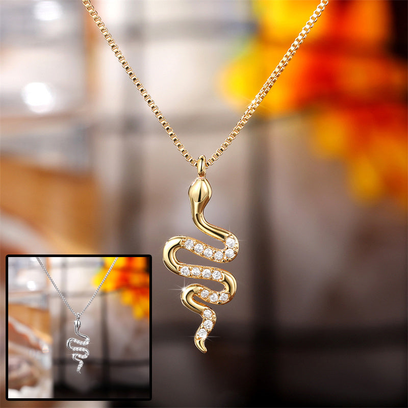 Collana snake pendente