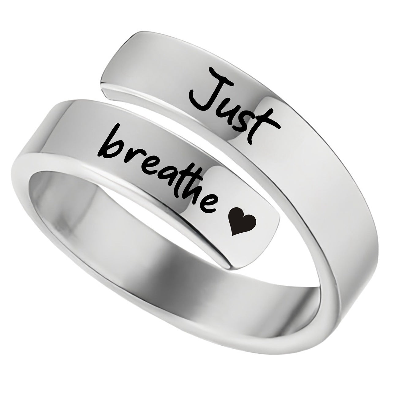 Anello “just breathe”