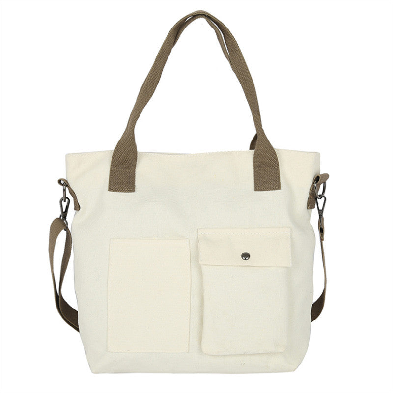 Canvas big bag shoulder bag