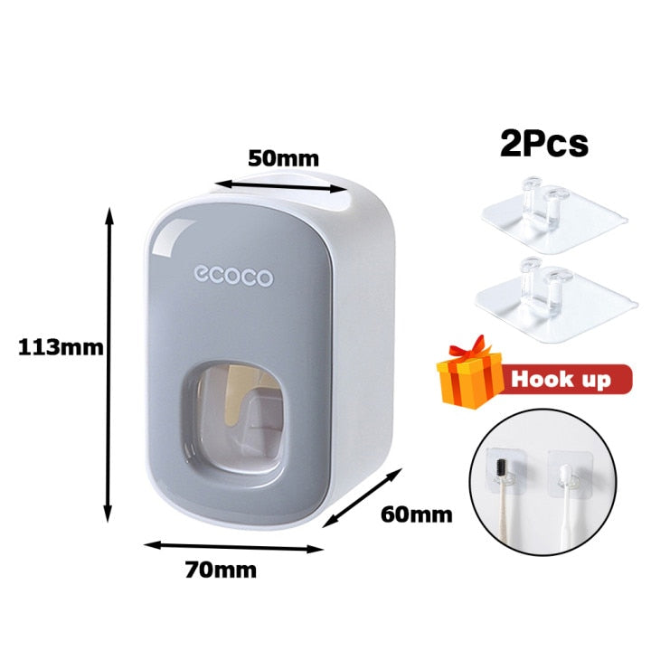 Espositore automatico per dentifricio - spreme l’esatta quantità di dentifricio direttamente sullo spazzolino - questo è assolutamente un must have.