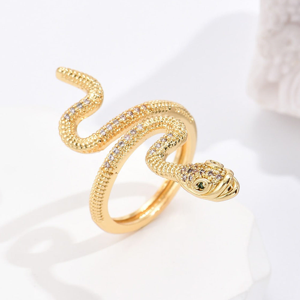 Anello a serpente fashion