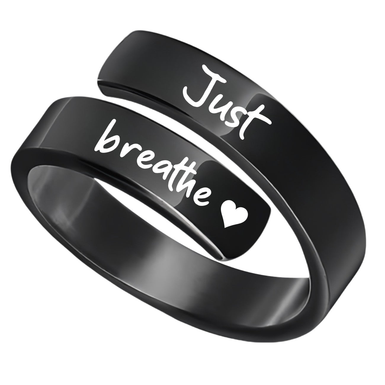 Anello “just breathe”