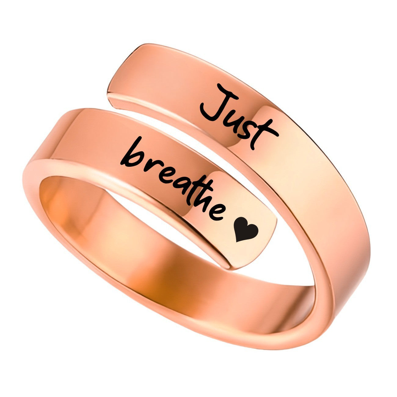 Anello “just breathe”