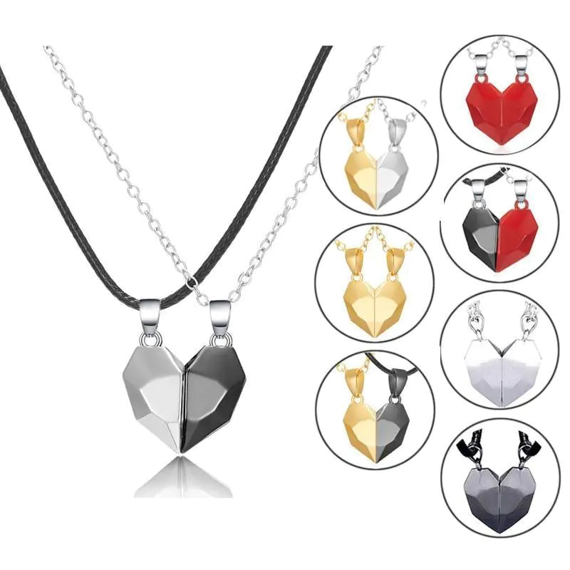 Collana di coppia cuori 2pz