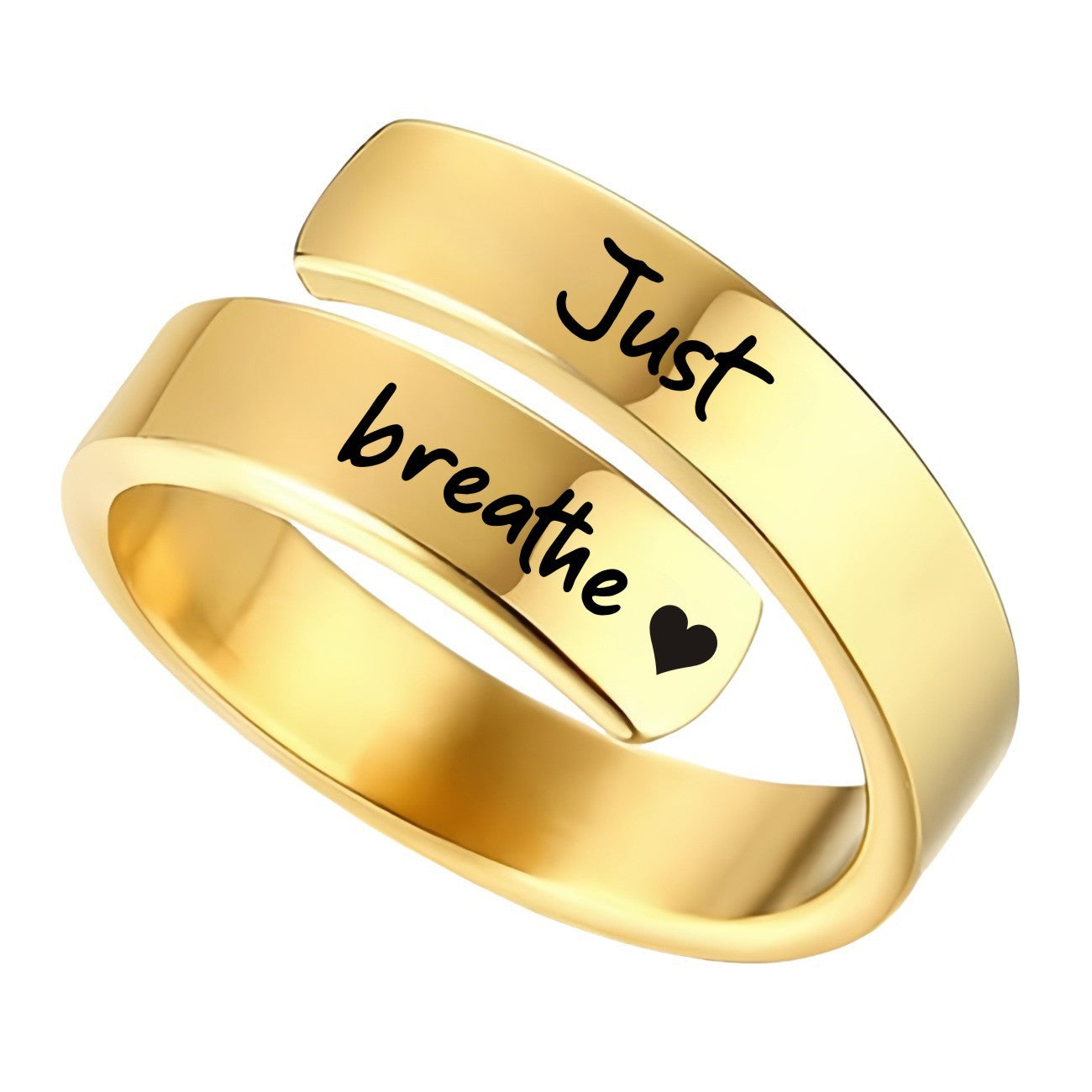 Anello “just breathe”