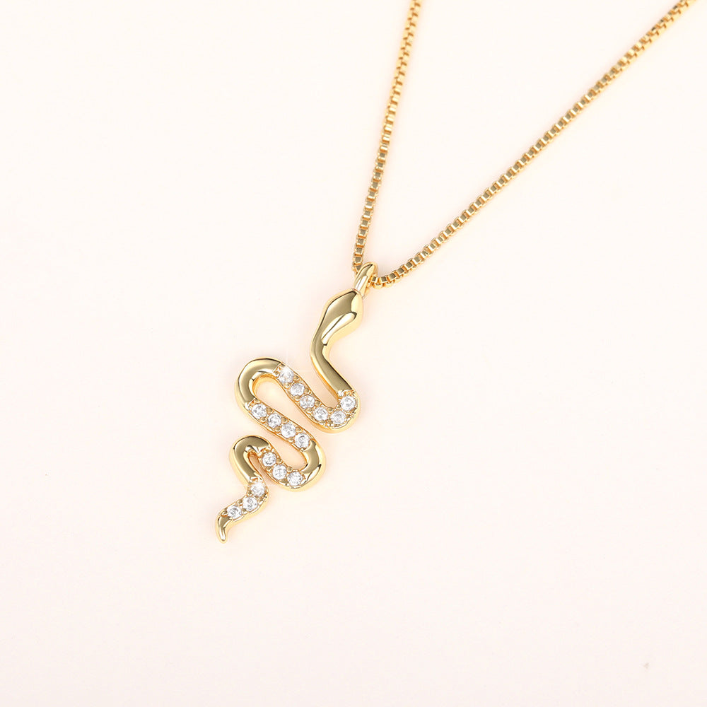 Collana snake pendente