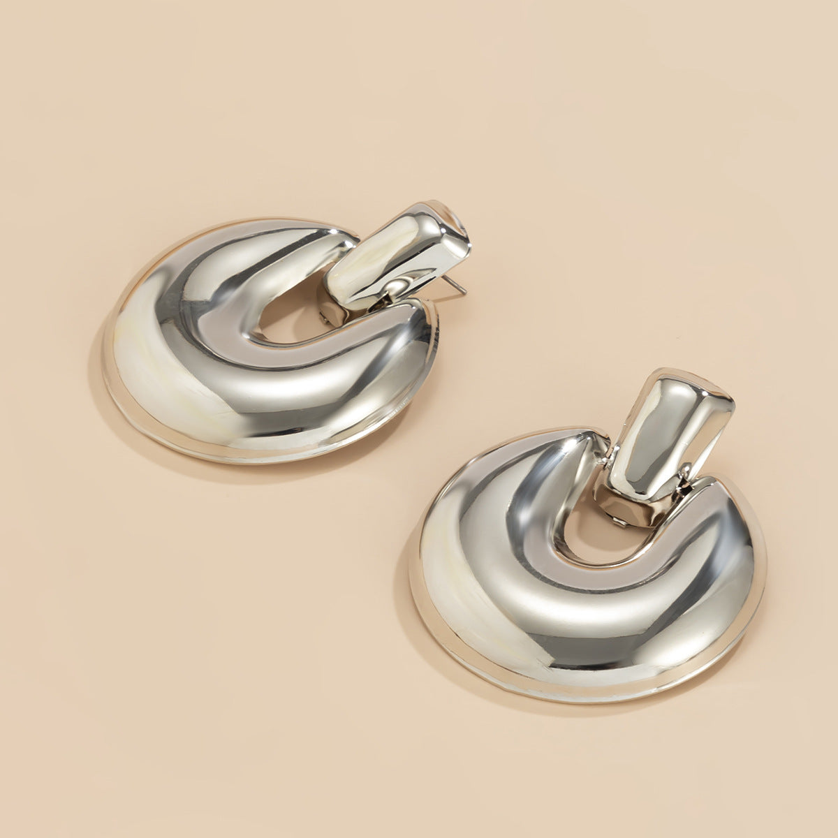 Jewelry Geometric Exaggerated Earrings Female Simple Niche