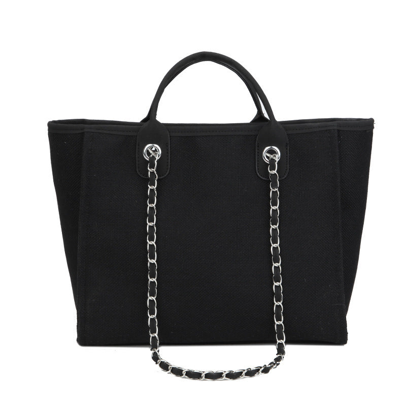 Bucket Bag Women Large Capacity Single Shoulder Diagonal Chain Tote Bag