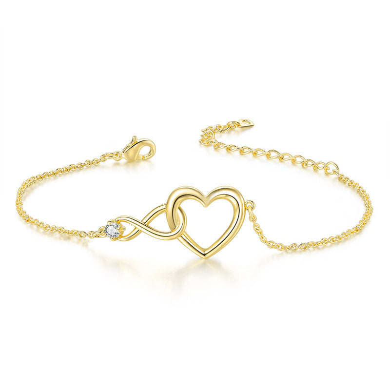 Bracciale heart/infinity