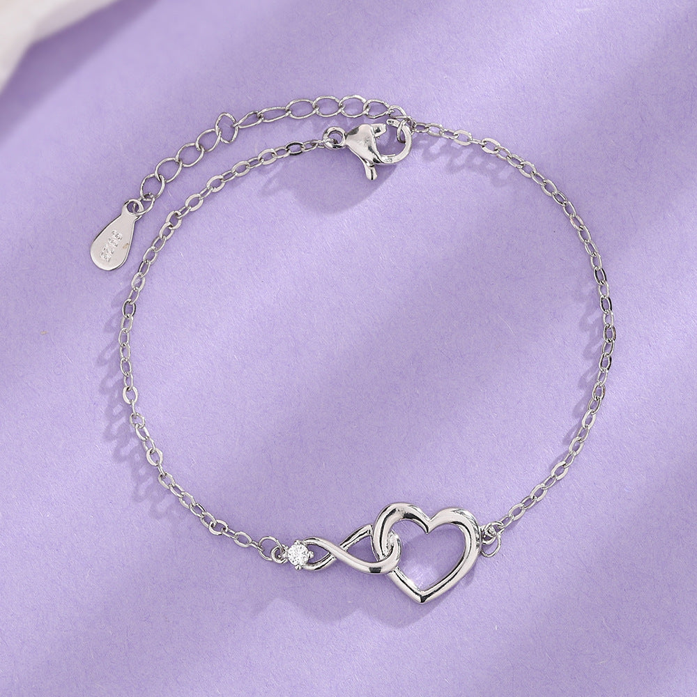 Bracciale heart/infinity