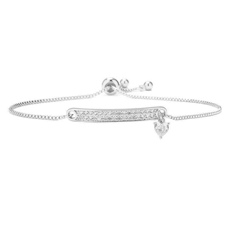 Bracciale cuore pendente