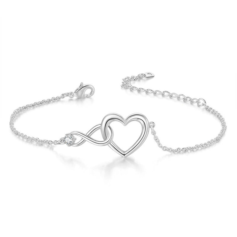 Bracciale heart/infinity