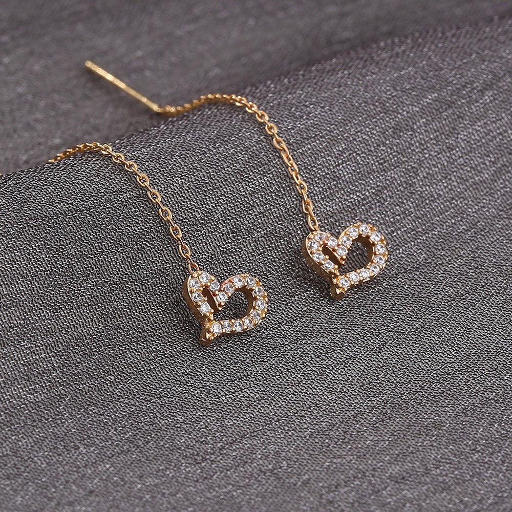 Orecchini cuore pendente