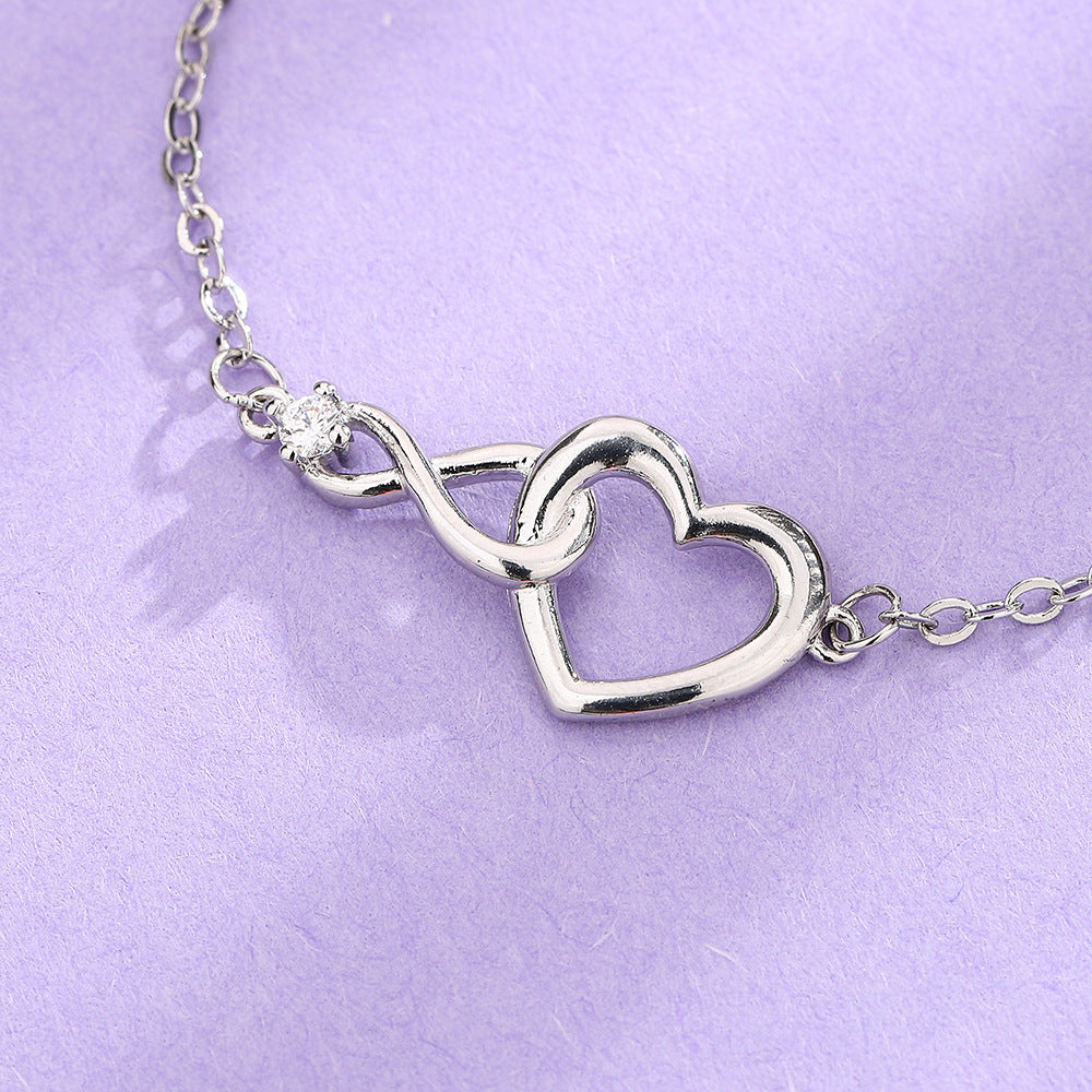 Bracciale heart/infinity