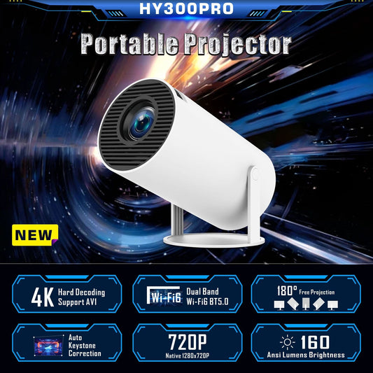 HY300 Pro Proiettore Home Theater Entertainment Portable Small Projector