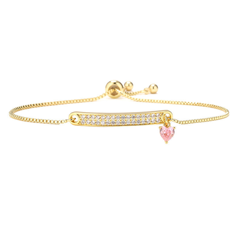 Bracciale cuore pendente