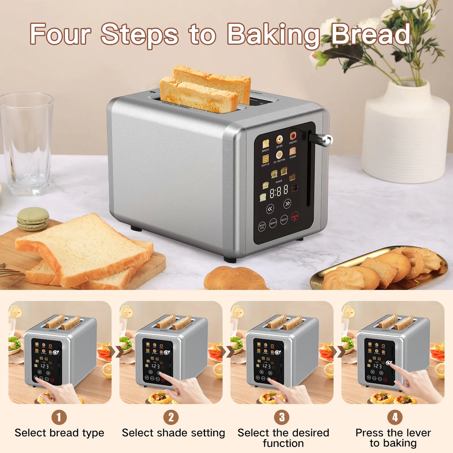 6-in-1 Touch Screen Breakfast Maker