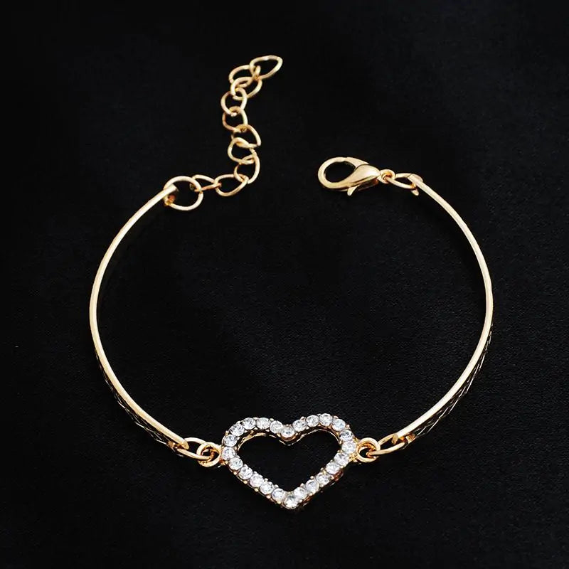 Bracciale cuore romantico